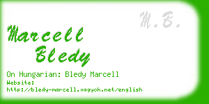 marcell bledy business card